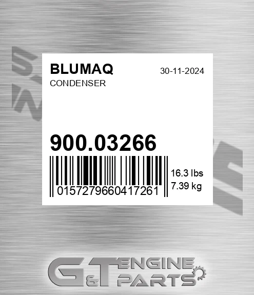 900.03266 Condenser for BLUMAQ