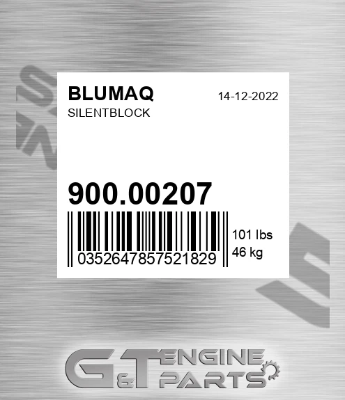 900.00207 Silentblock for BLUMAQ