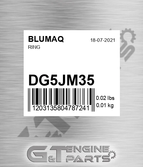 DG5JM35 Ring for BLUMAQ
