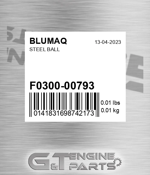 F0300-00793 Steel Ball for BLUMAQ