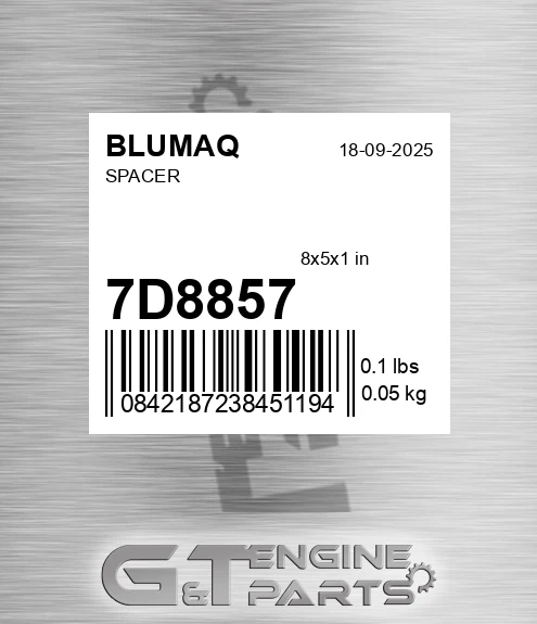 7D-8857 Spacer for BLUMAQ