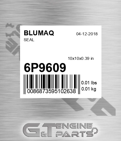 6P-9609 Seal for BLUMAQ