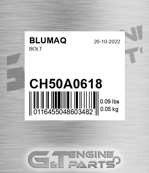 CH50A0618 Bolt for BLUMAQ