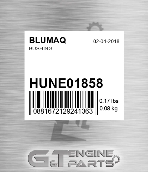 HUNE01858 BLUMAQ Bushing