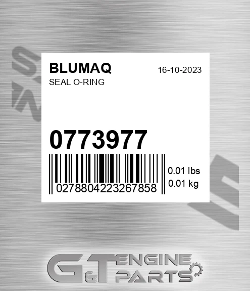 077-3977 Seal O-ring for BLUMAQ