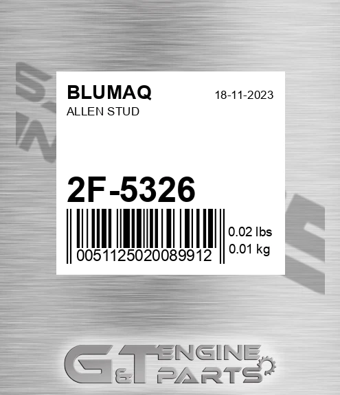 2F-5326 Allen Stud