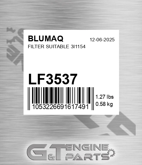 LF3537 Filter Suitable 3i1154