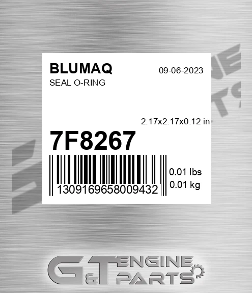7F-8267 Seal O-ring for BLUMAQ