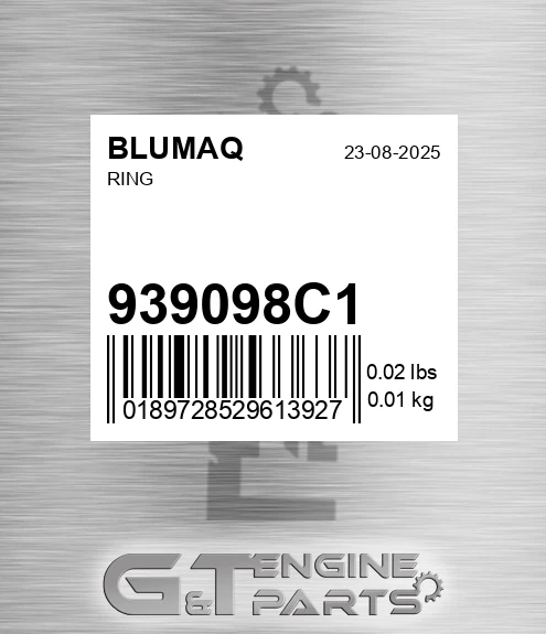 939098C1 Ring for BLUMAQ