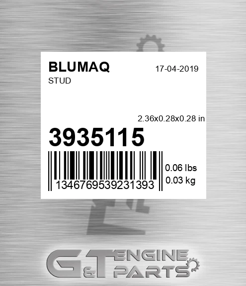 393-5115 Stud for BLUMAQ
