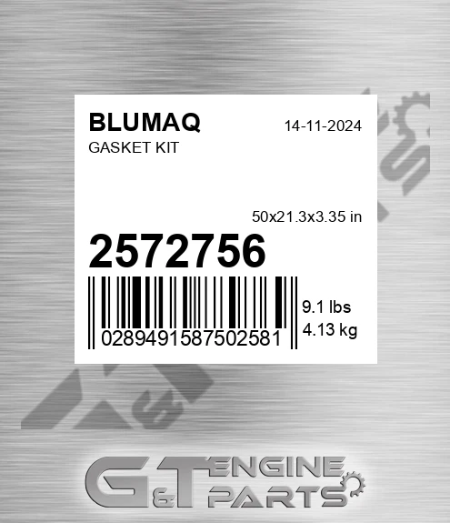 257-2756 Gasket Kit for BLUMAQ