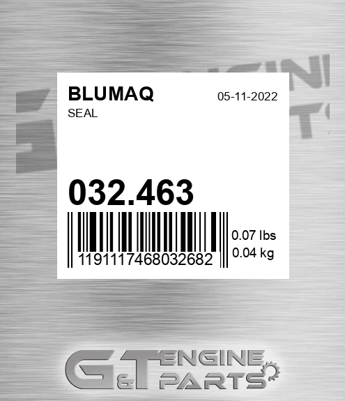 032.463 Seal for BLUMAQ