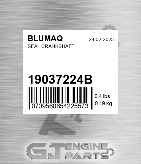 19037224B Seal Crankshaft for BLUMAQ
