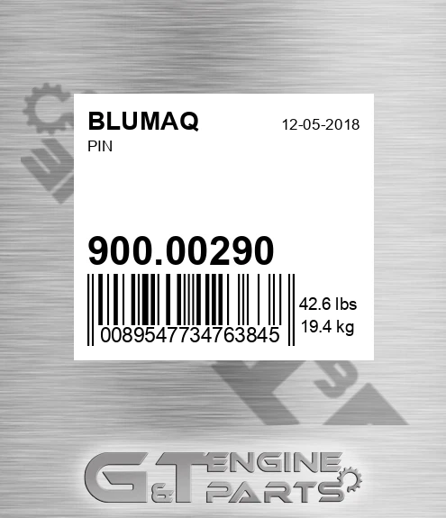 900.00290 Pin for BLUMAQ