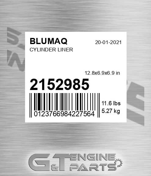 215-2985 Cylinder Liner for BLUMAQ