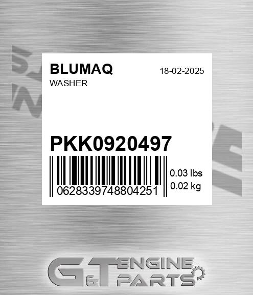 PKK0920497 Washer for BLUMAQ