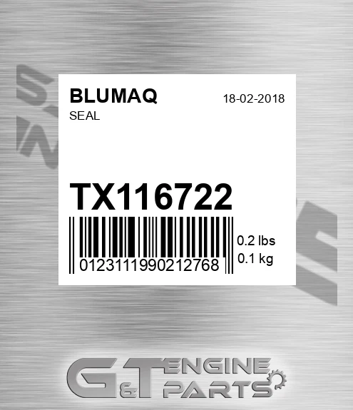 TX116722 Seal for BLUMAQ