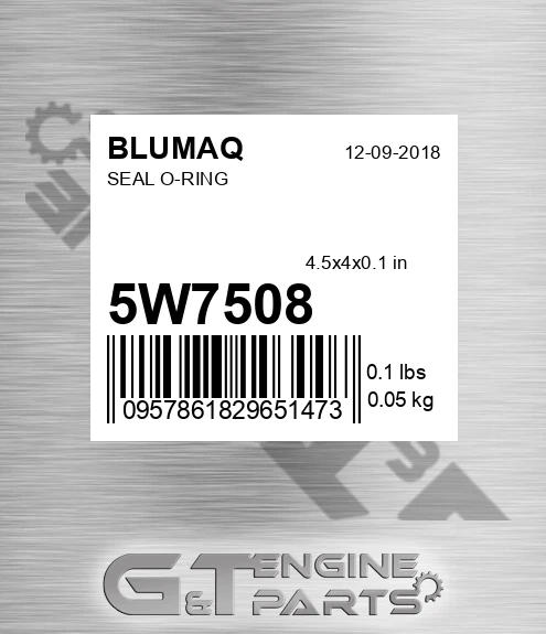 5W-7508 BLUMAQ Seal O-ring