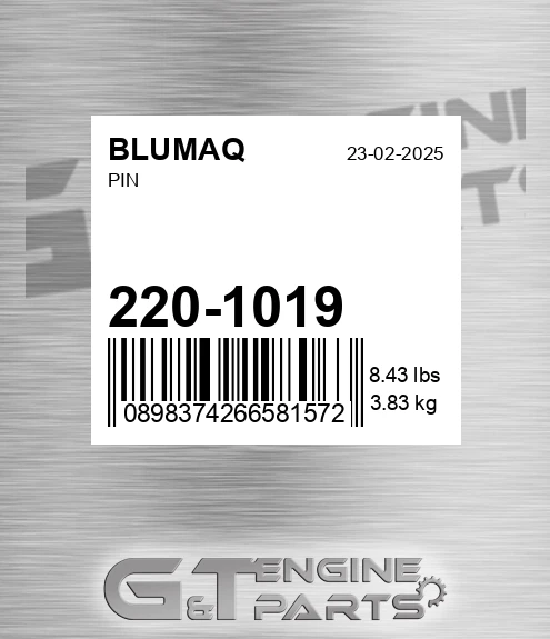 220-1019 Pin for BLUMAQ