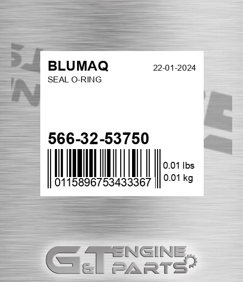 566-32-53750 Seal O-ring for BLUMAQ