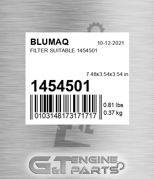 1454501 Filter Suitable