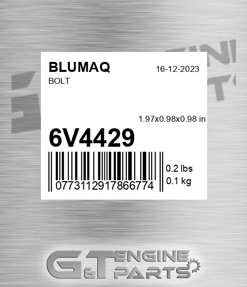 6V-4429 Bolt