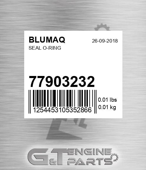 77903232 Seal O-ring