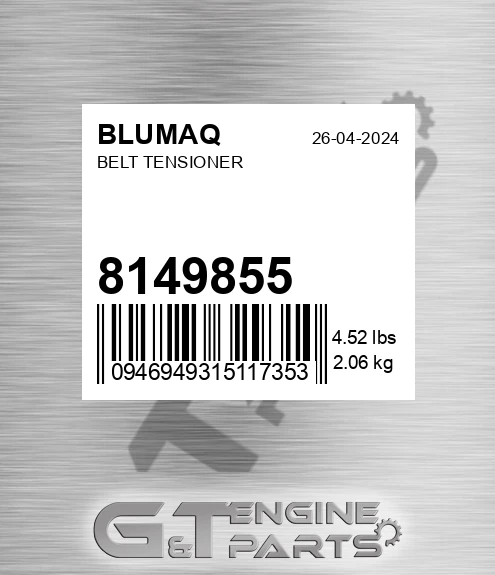 8149855 BLUMAQ Belt Tensioner