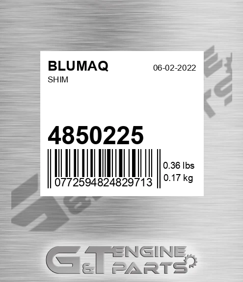 4850225 Shim for BLUMAQ
