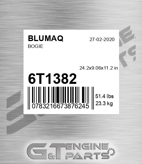 6T-1382 Bogie for BLUMAQ