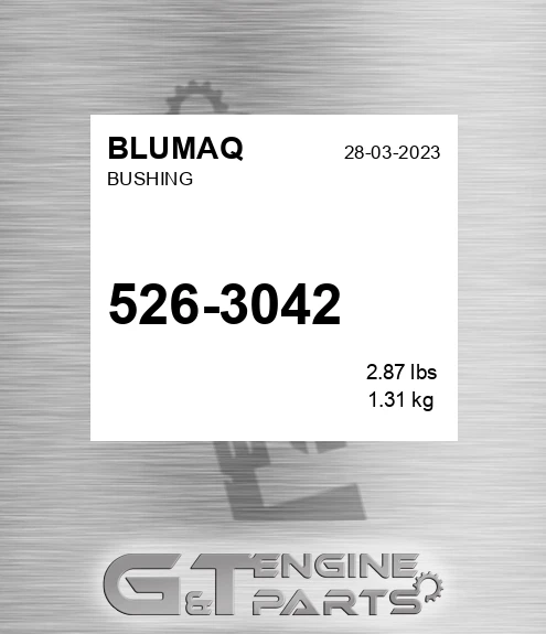 526-3042 Bushing for BLUMAQ