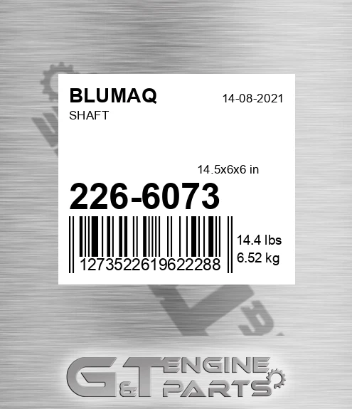 226-6073 BLUMAQ Shaft