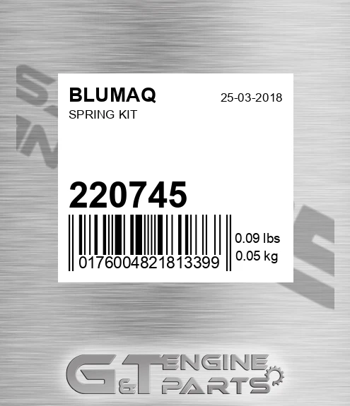220745 Spring Kit