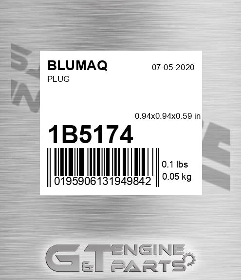 1B-5174 Plug for BLUMAQ
