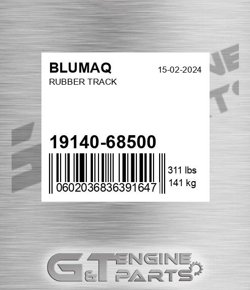19140-68500 Rubber Track