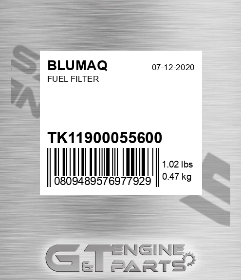 TK11900055600 Fuel Filter for BLUMAQ