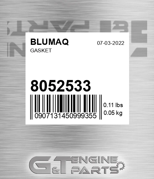 8052533 Gasket for BLUMAQ