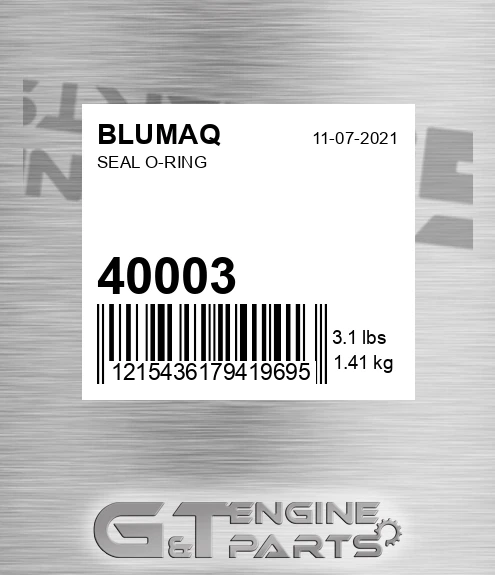 40003 BLUMAQ Seal O-ring