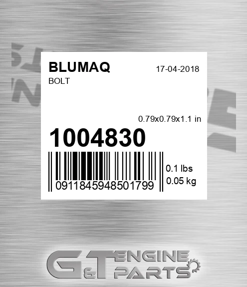 100-4830 Bolt