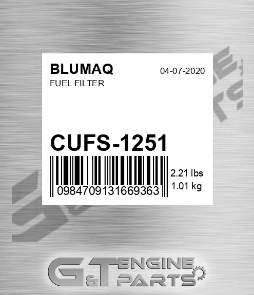 CUFS-1251 Fuel Filter