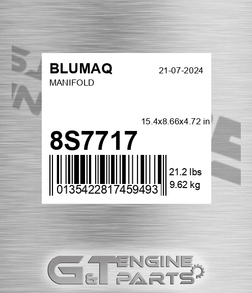 8S-7717 Manifold for BLUMAQ