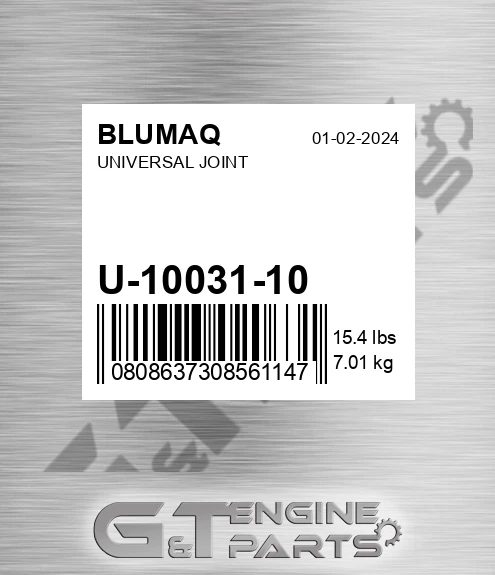 U-10031-10 Universal Joint for BLUMAQ