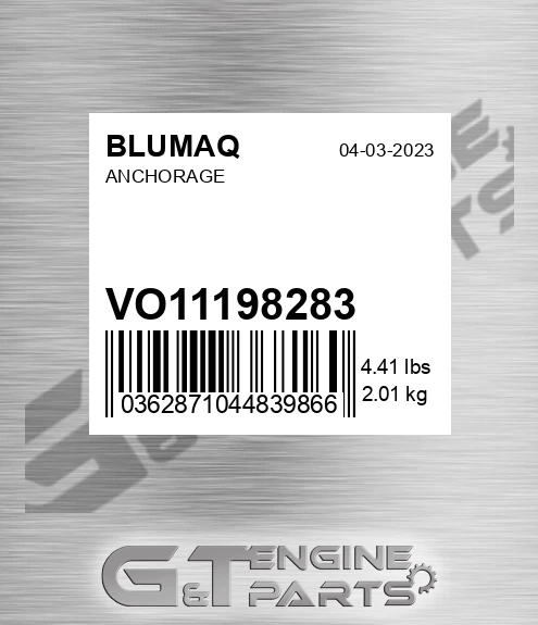 VO11198283 Anchorage for BLUMAQ