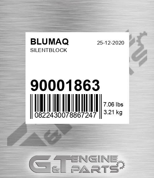 900.01863 Silentblock for BLUMAQ