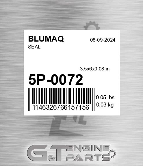 5P-0072 BLUMAQ Seal