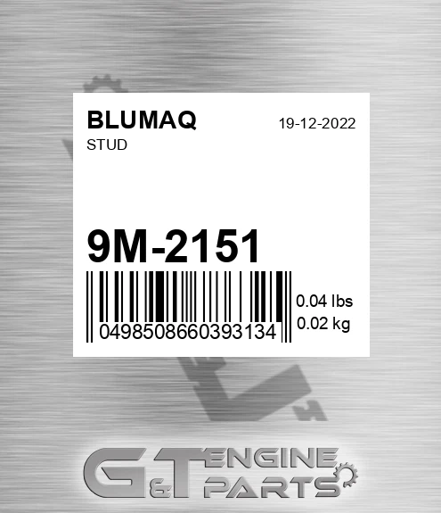 9M-2151 Stud for BLUMAQ