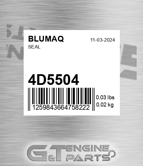 4D-5504 BLUMAQ Seal