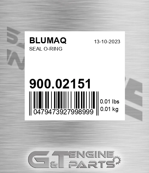 900.02151 Seal O-ring for BLUMAQ