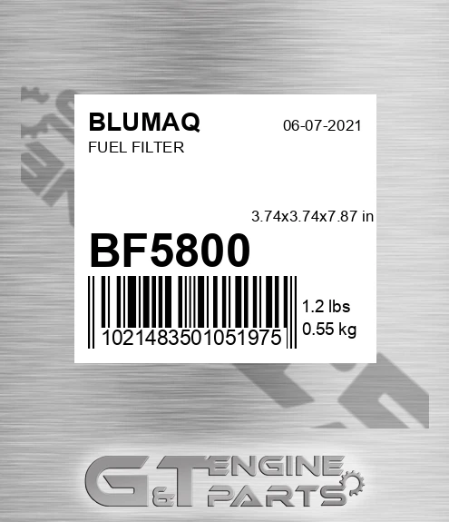 BF5800 BLUMAQ Fuel Filter