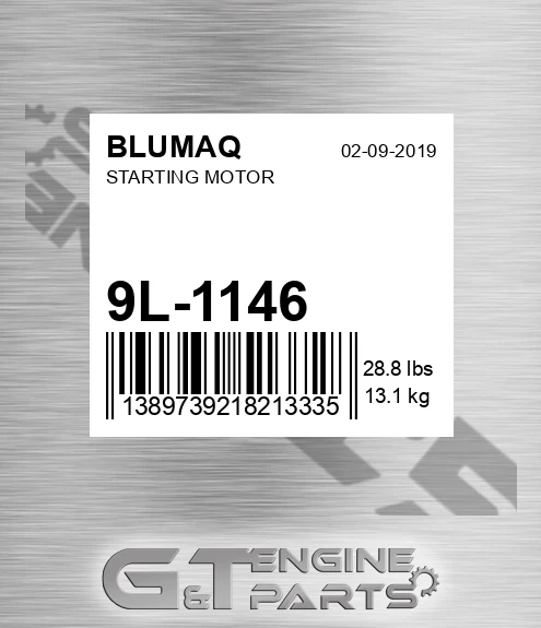 9L-1146 Starting Motor